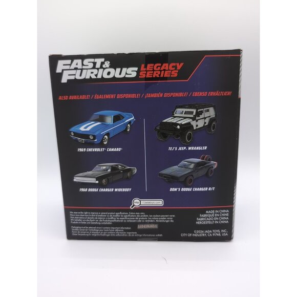 FAST & FURIOUS LEGACY SERIES TEJ'S JEEP WRANGLER & DOM'S DODGE CHARGER R/T 1:32 - Picture 2 of 2
